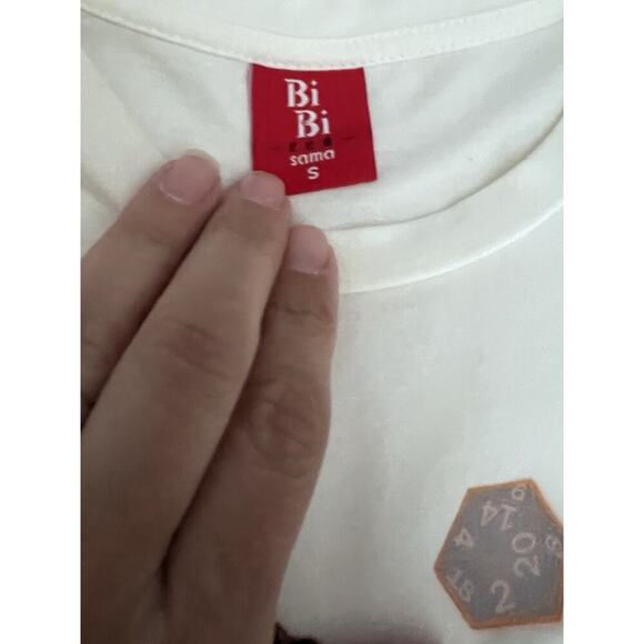 BiBi Sama T Shirt Anime Japanese Sword Skull Short Sleeve Small Cotton Spandex - Picture 3 of 6